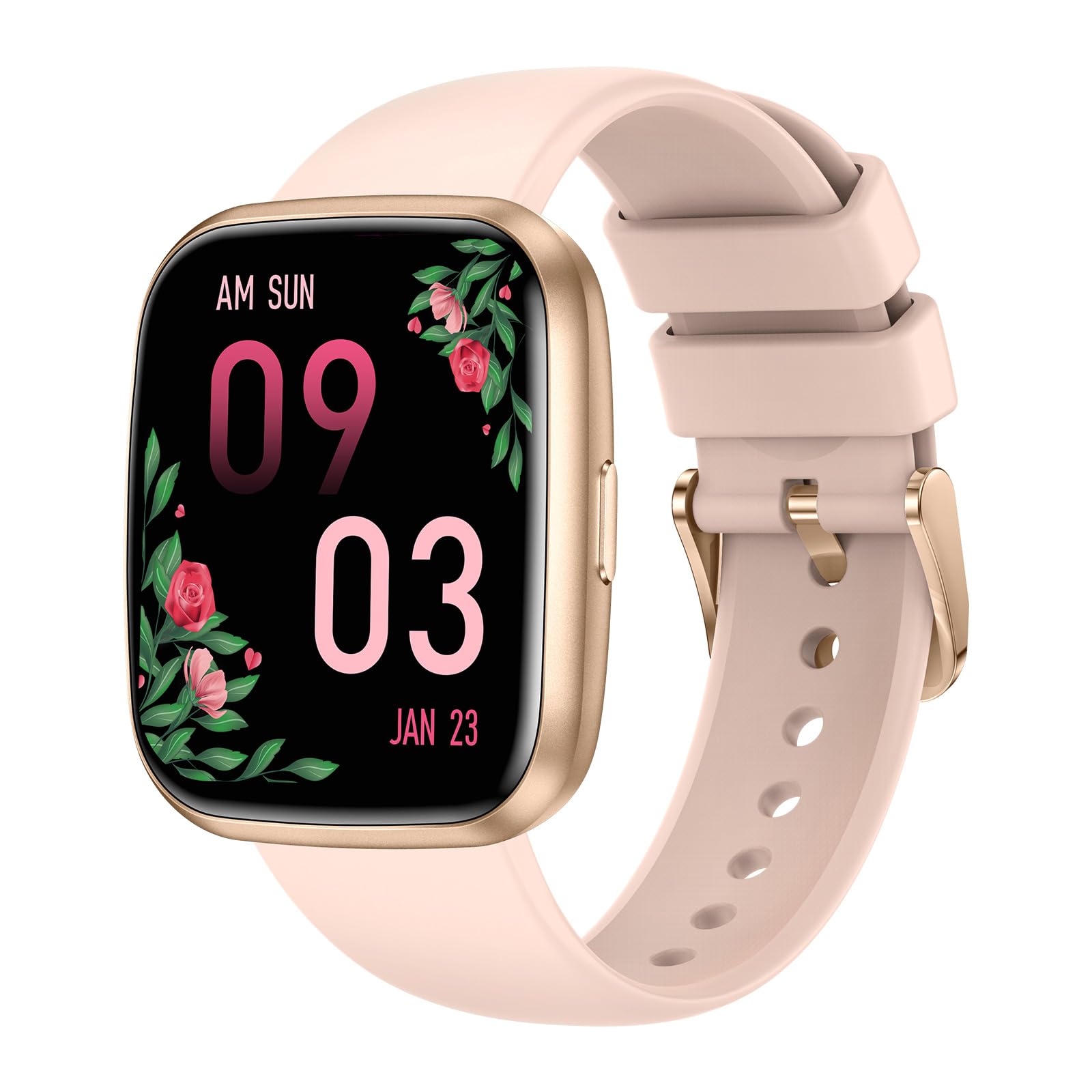Foto 1 | Reloj Smartwtch Egqinr Rosa con Bluetooth-Venta Internacional