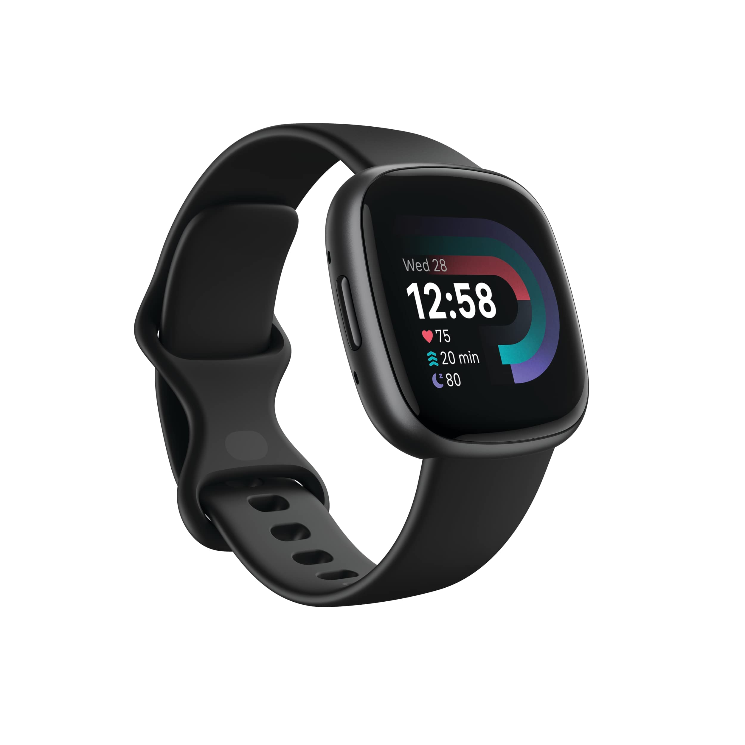 Reloj Inteligente Fitbit Versa 4 Reacondicionado, Negro Y Grafito - Venta Internacional.