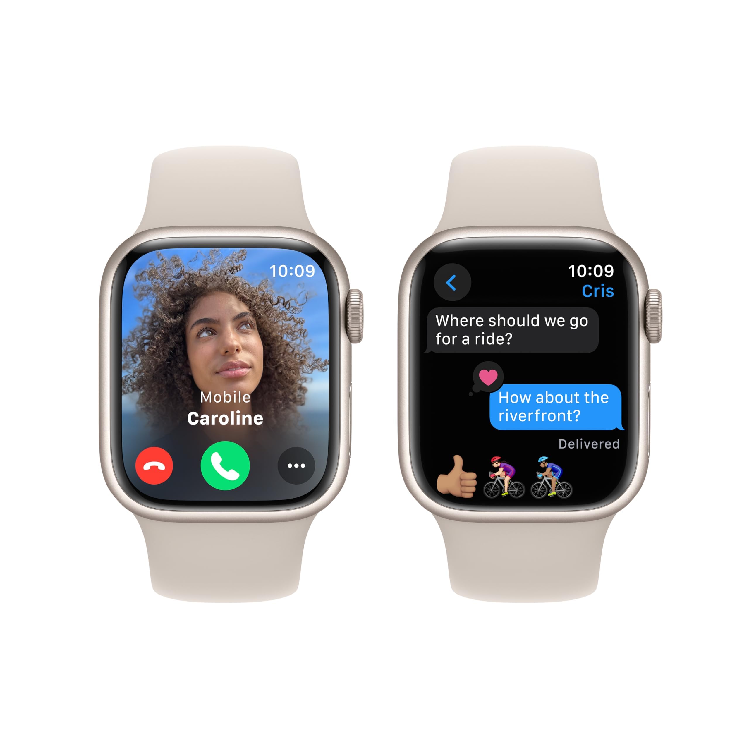 Foto 6 pulgar | Apple Watch Series 9 Gps Starlight 41 Mm - Venta Internacional