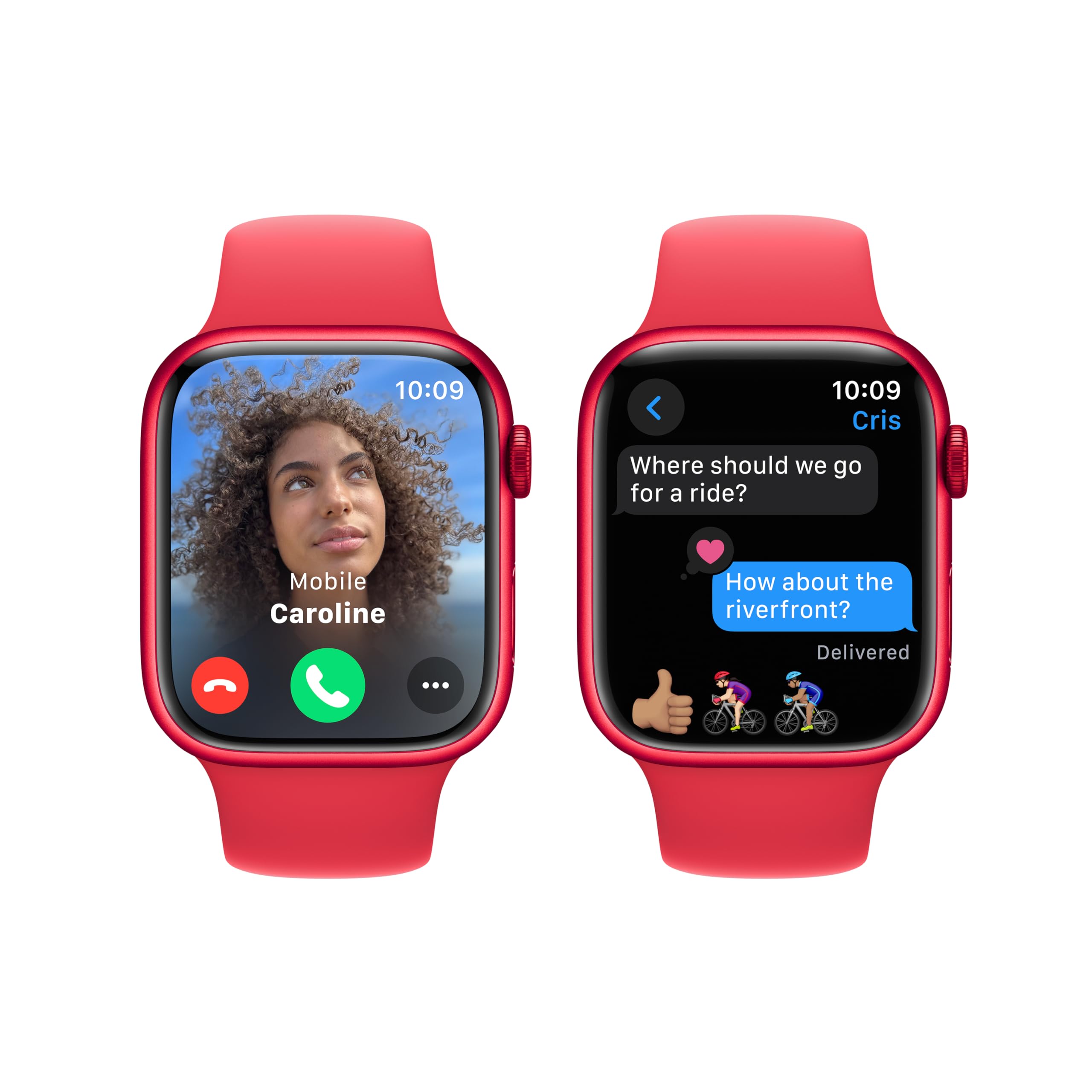 Foto 5 pulgar | Apple Watch Series 9 Gps 45 Mm Rojo - Venta Internacional