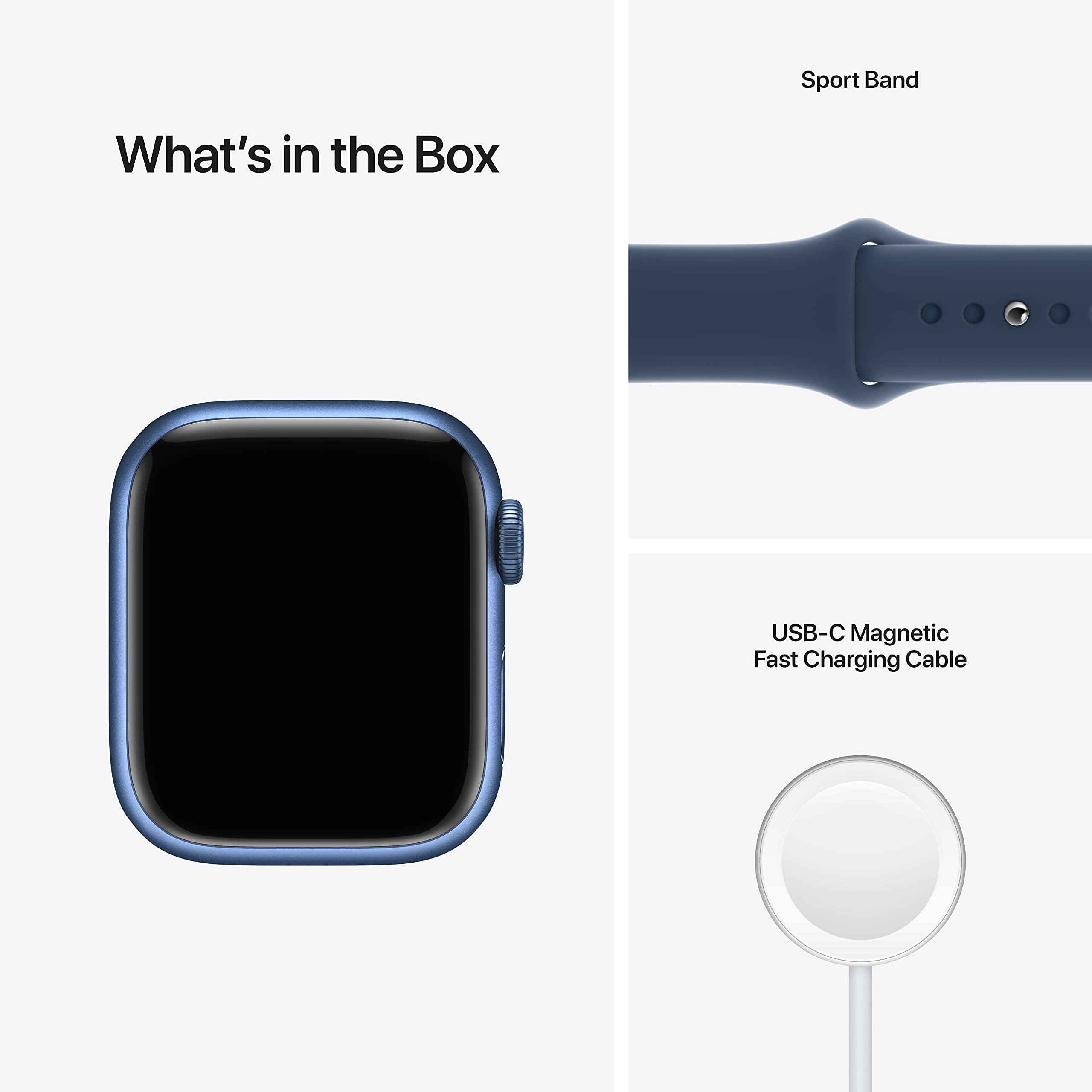 Foto 5 | Reloj Inteligente Apple Watch Series 7 Gps 41 Mm - Aluminio Azul - Venta Internacional.