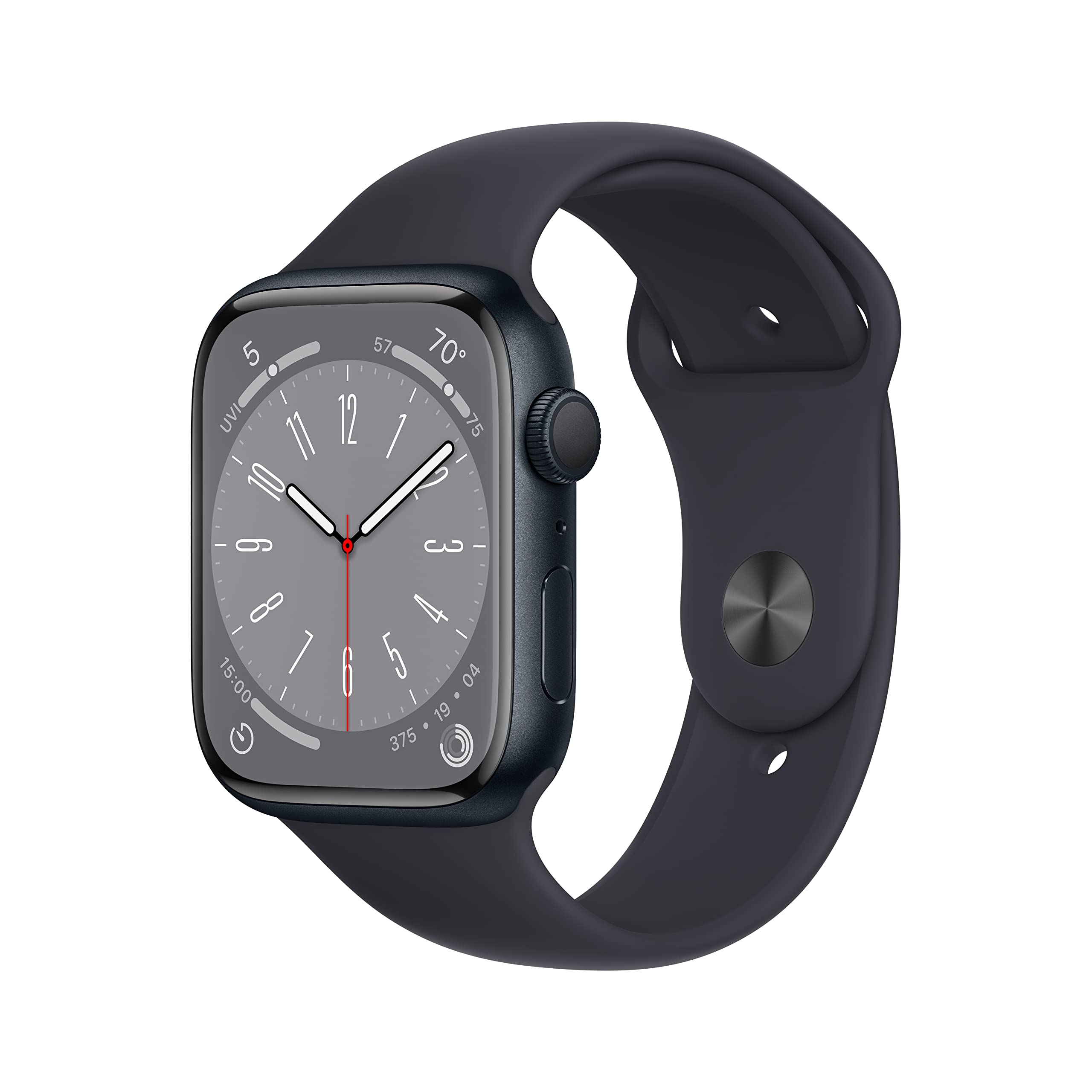 Reloj Inteligente Apple Watch Series 8 Gps 45 Mm Midnight Aluminium - Venta Internacional.