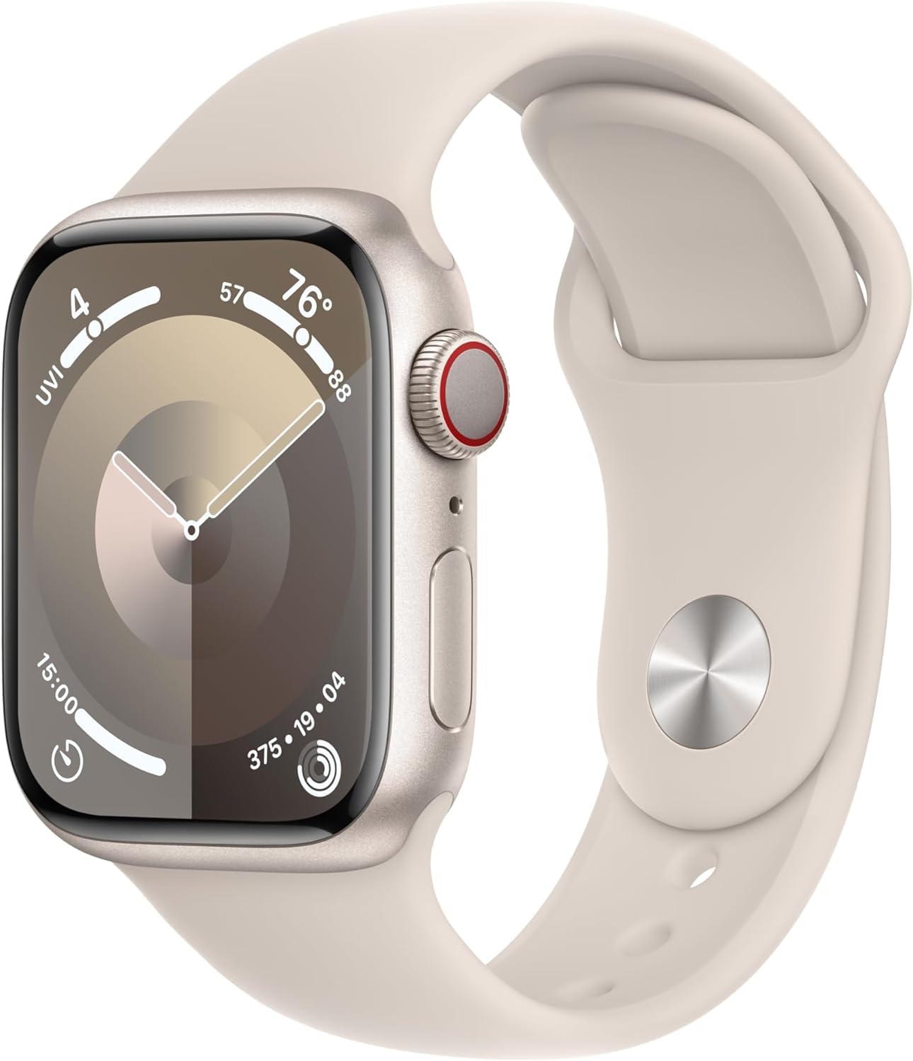 Reloj Inteligente Apple Watch Series 9 Gps Starlight De Aluminio De 41 Mm - Venta Internacional.