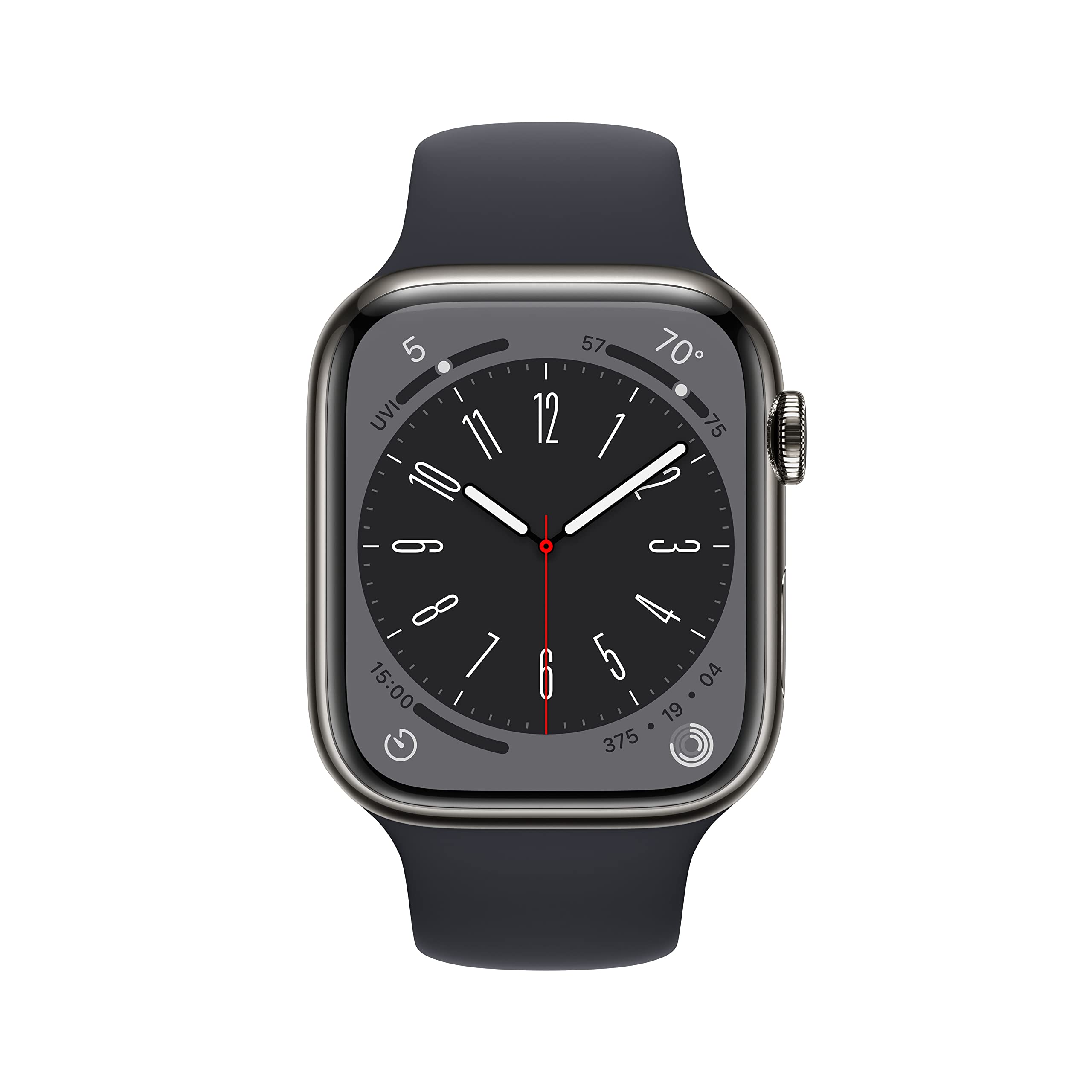 Foto 2 | Reloj Inteligente Apple Watch Series 8 Gps+cellular 45 Mm Grafito - Venta Internacional.