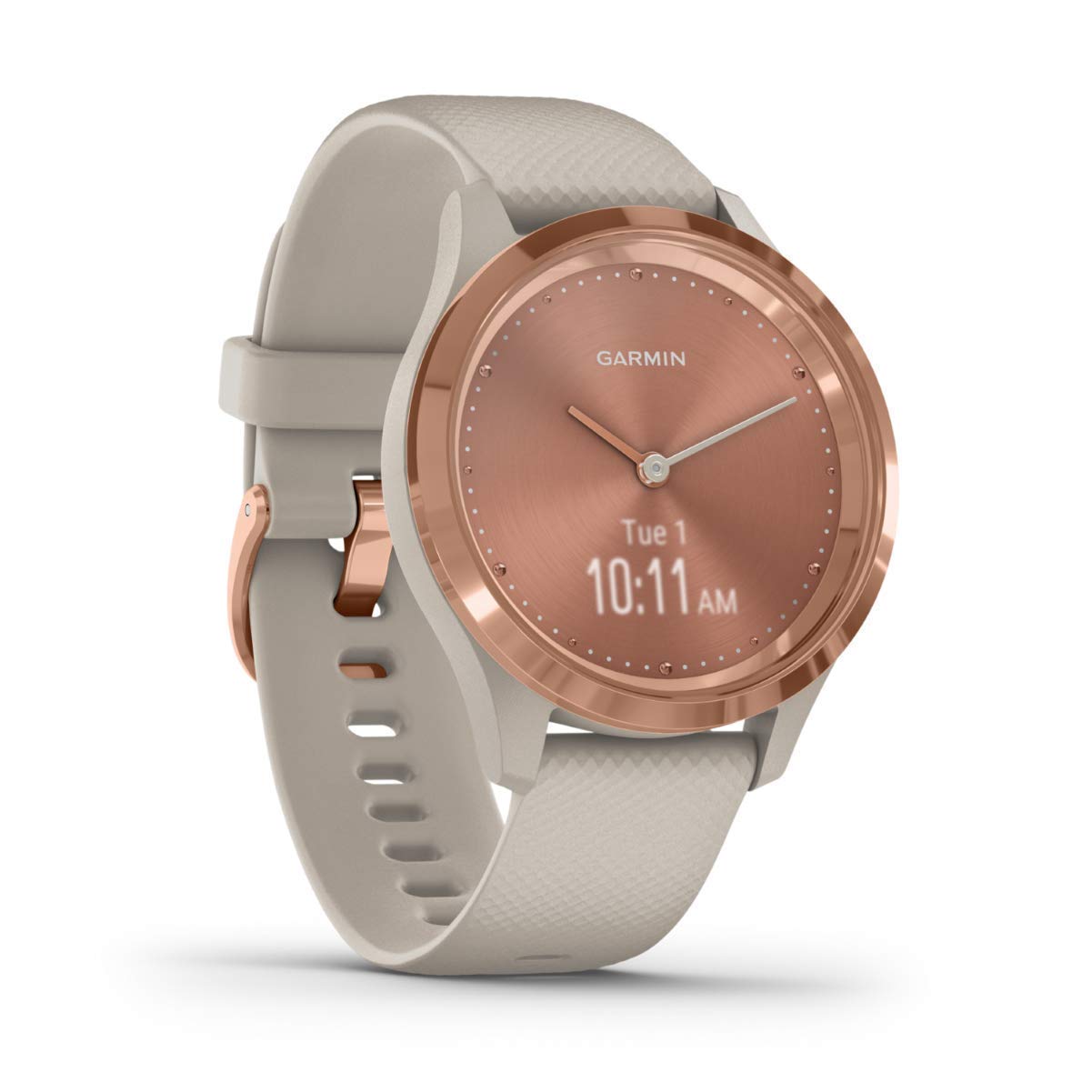 Reloj Inteligente Garmin Vívomove 3s Hybrid En Oro Rosa Con Arena Clara - Venta Internacional.