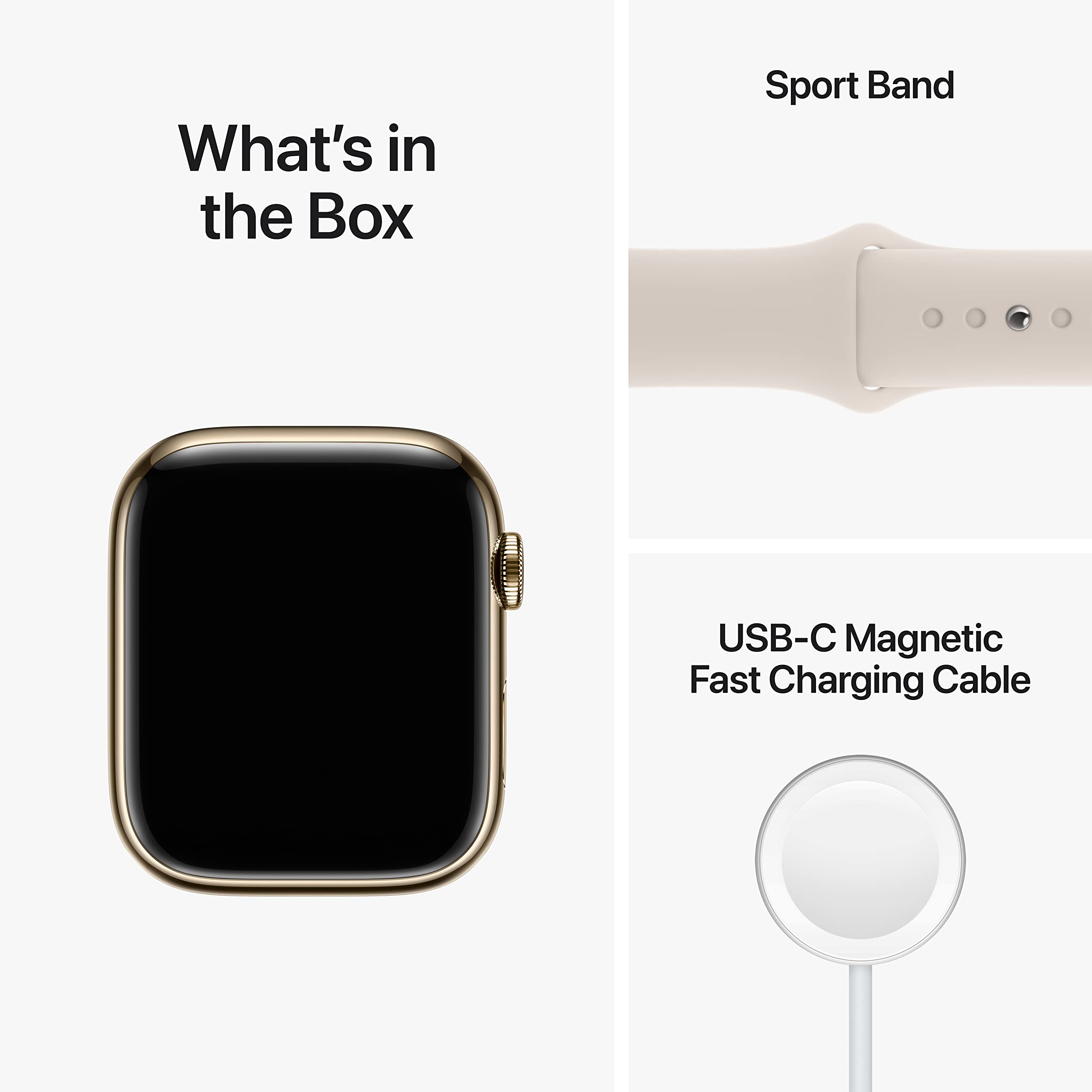 Foto 7 pulgar | Reloj Inteligente Apple Watch Series 8 Gps + Cellular 41 Mm Dorado - Venta Internacional.