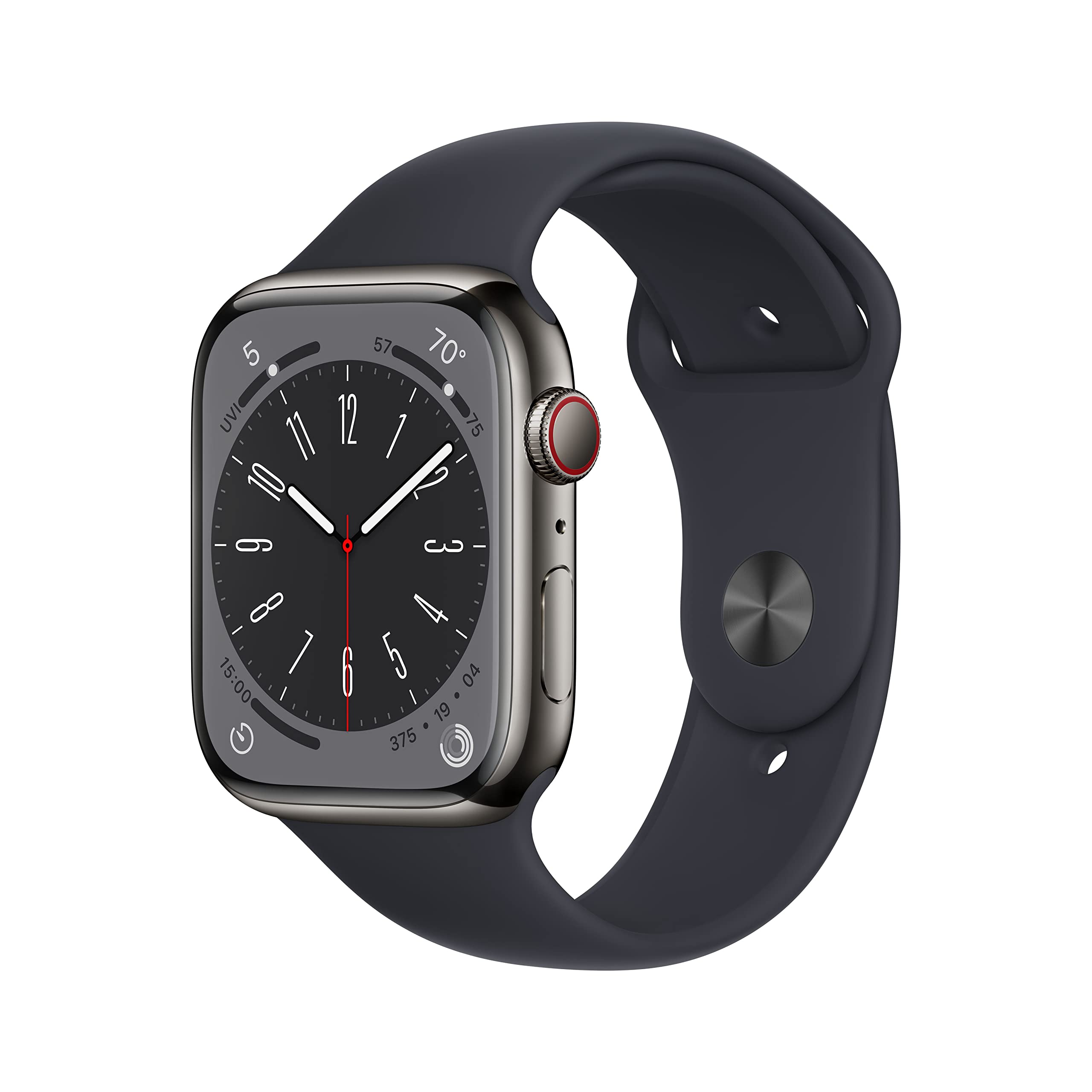 Foto 2 pulgar | Reloj Inteligente Apple Watch Series 8 Gps + Cellular 45 Mm Grafito - Venta Internacional.