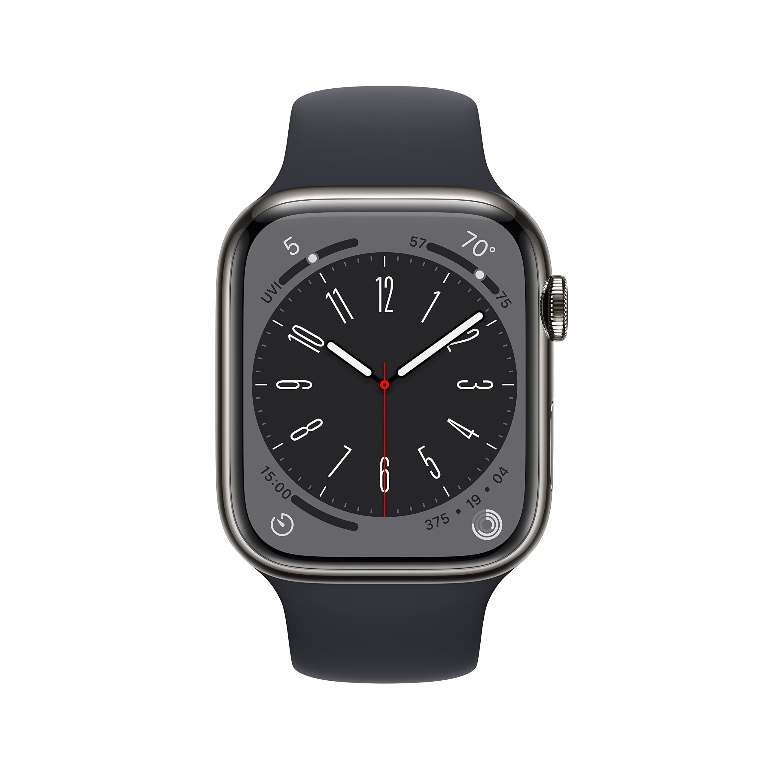 Foto 3 pulgar | Reloj Inteligente Apple Watch Series 8 Gps + Cellular 45 Mm Grafito - Venta Internacional.