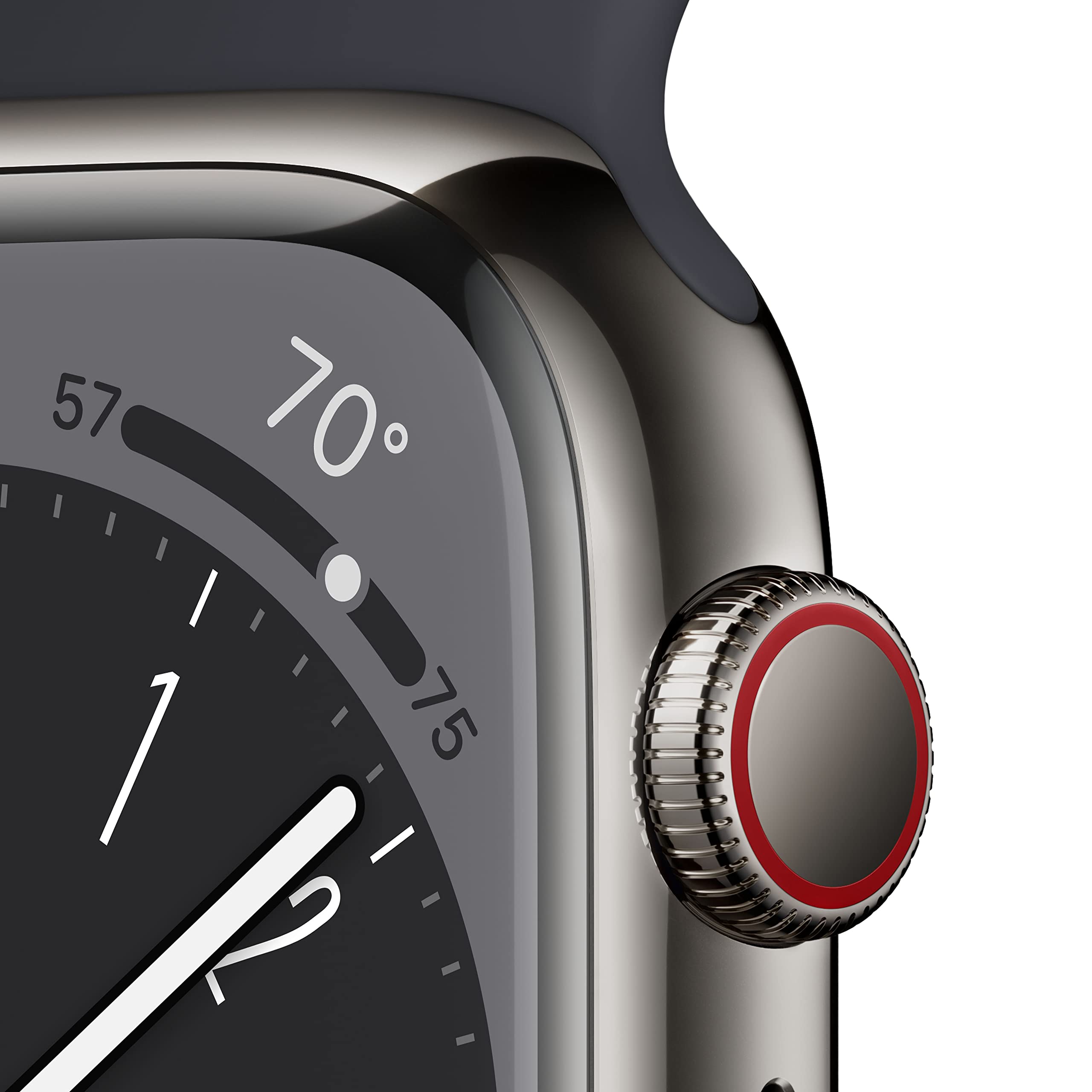 Foto 4 pulgar | Reloj Inteligente Apple Watch Series 8 Gps + Cellular 45 Mm Grafito - Venta Internacional.