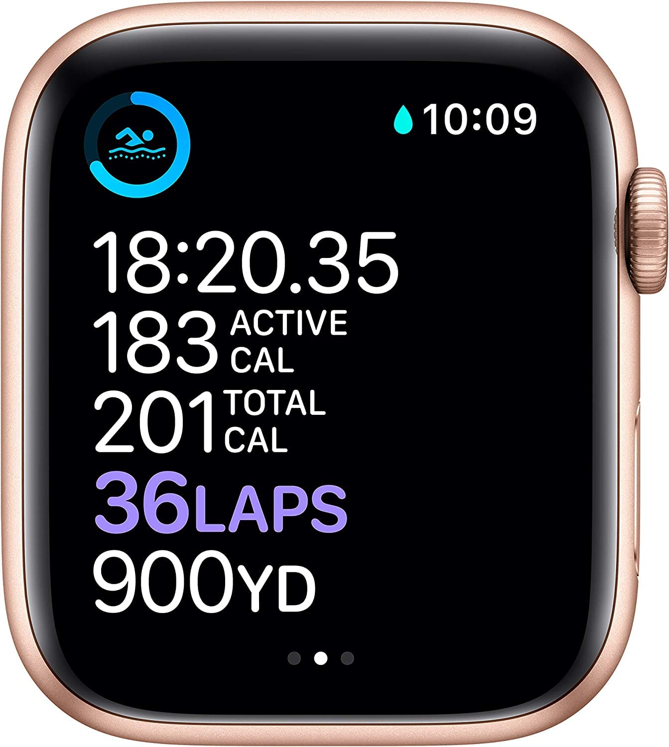 Foto 5 pulgar | Apple Watch Series 6 GPS 44 mm de Aluminio Dorado - Venta Internacional