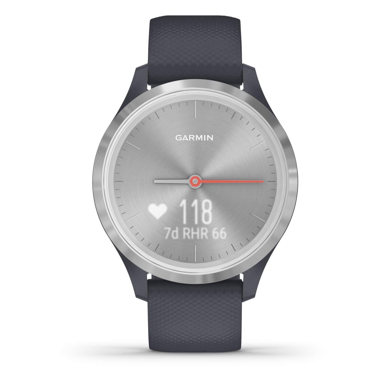 Foto 2 | Reloj Inteligente Garmin Vivomove 3s Híbrido Plateado/azul Granito - Venta Internacional.