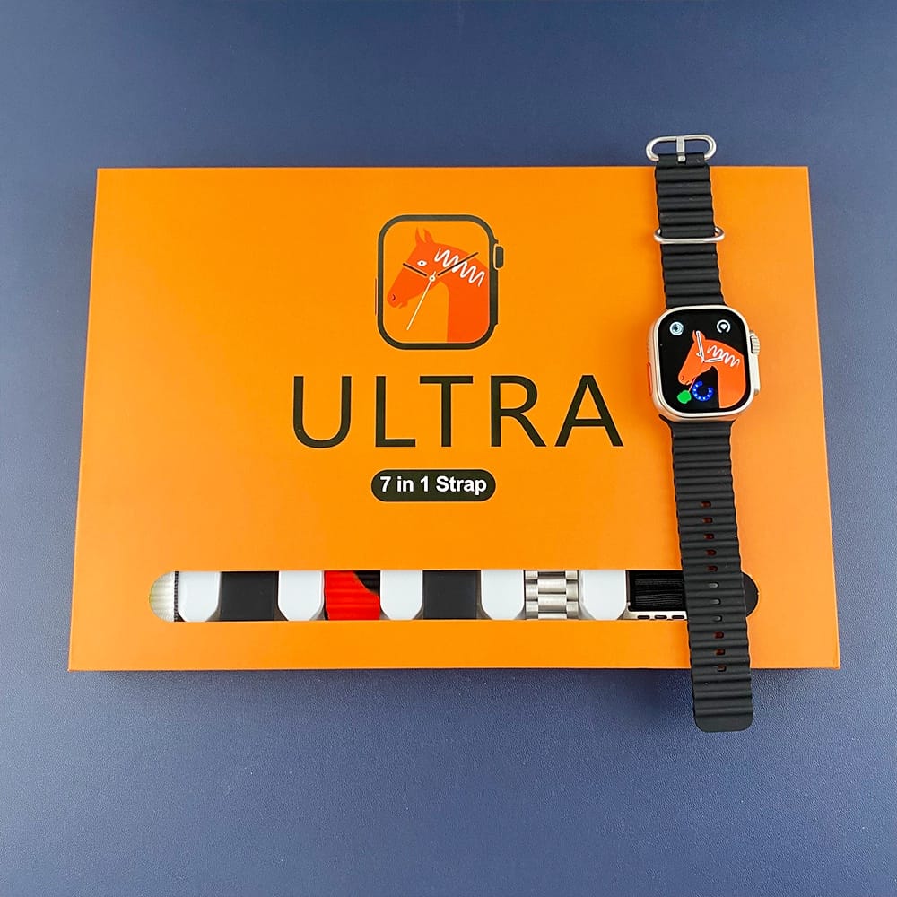 Foto 3 pulgar | Kit Smartwatch S100 Ultra Con 7 Correas de Regalo