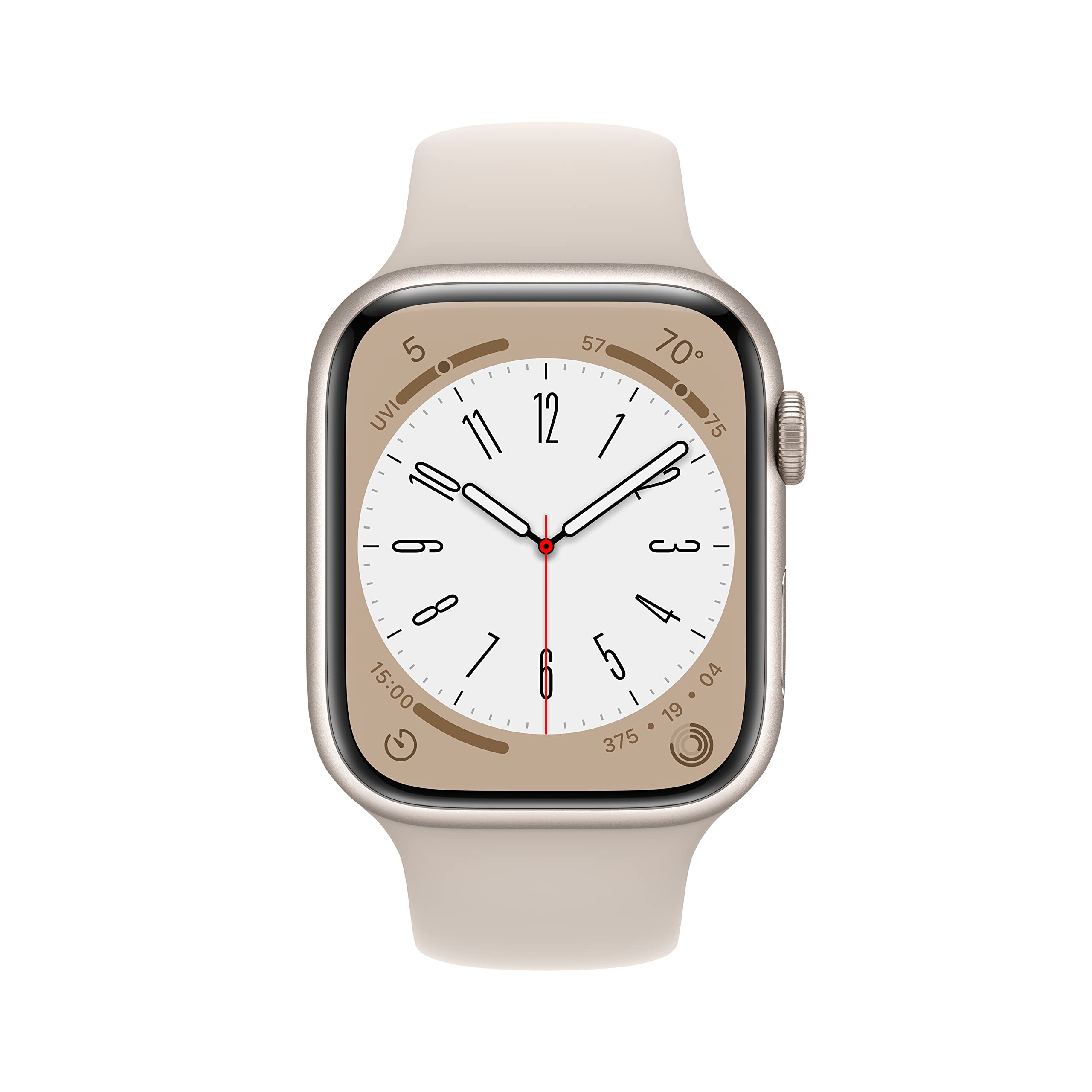 Foto 2 | Apple Watch Serie 8 Renovado [gps, 45 Mm] - Starlight - Venta Internacional.