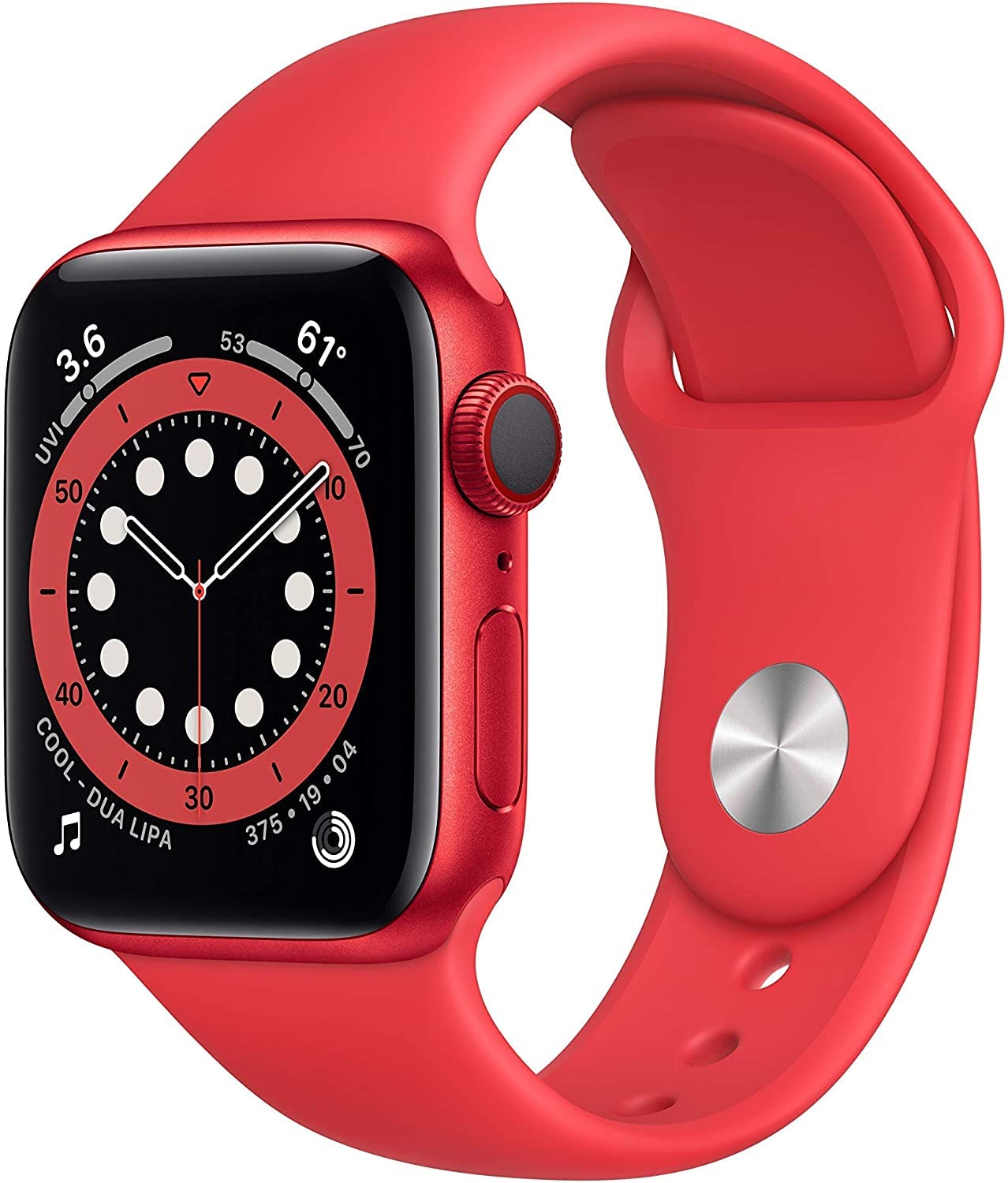 Foto 2 pulgar | Apple Watch Series 6 GPS + Cellular 44 mm Rojo - Venta Internacional