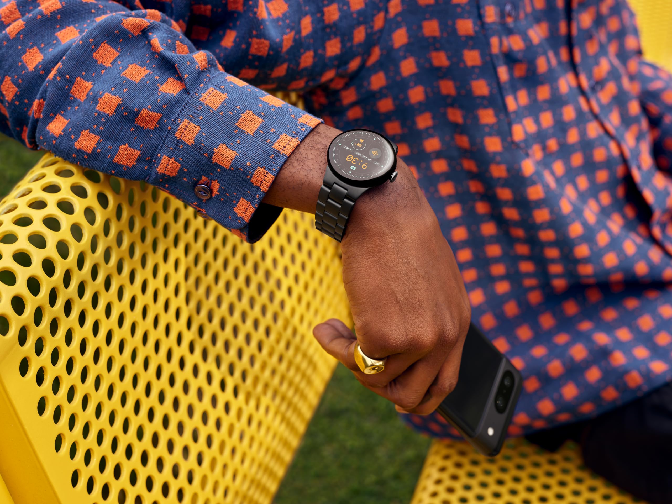 Foto 3 pulgar | Reloj Inteligente Google Pixel Watch 2 Heart Rate Stress Lte Negro - Venta Internacional.