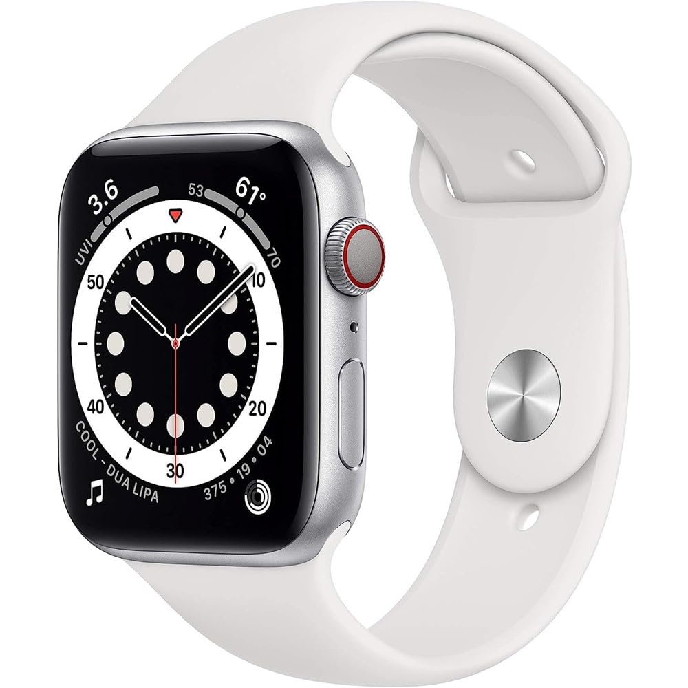 Foto 2 pulgar | Reloj Inteligente Apple Watch Series 6 GPS + Cellular 44 mm Plateado - Venta Internacional