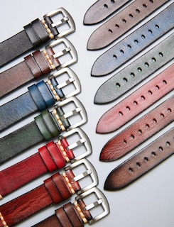 Foto 6 | Correa de Cuero Frotado de 20 mm para Smartwatch - Venta Internacional