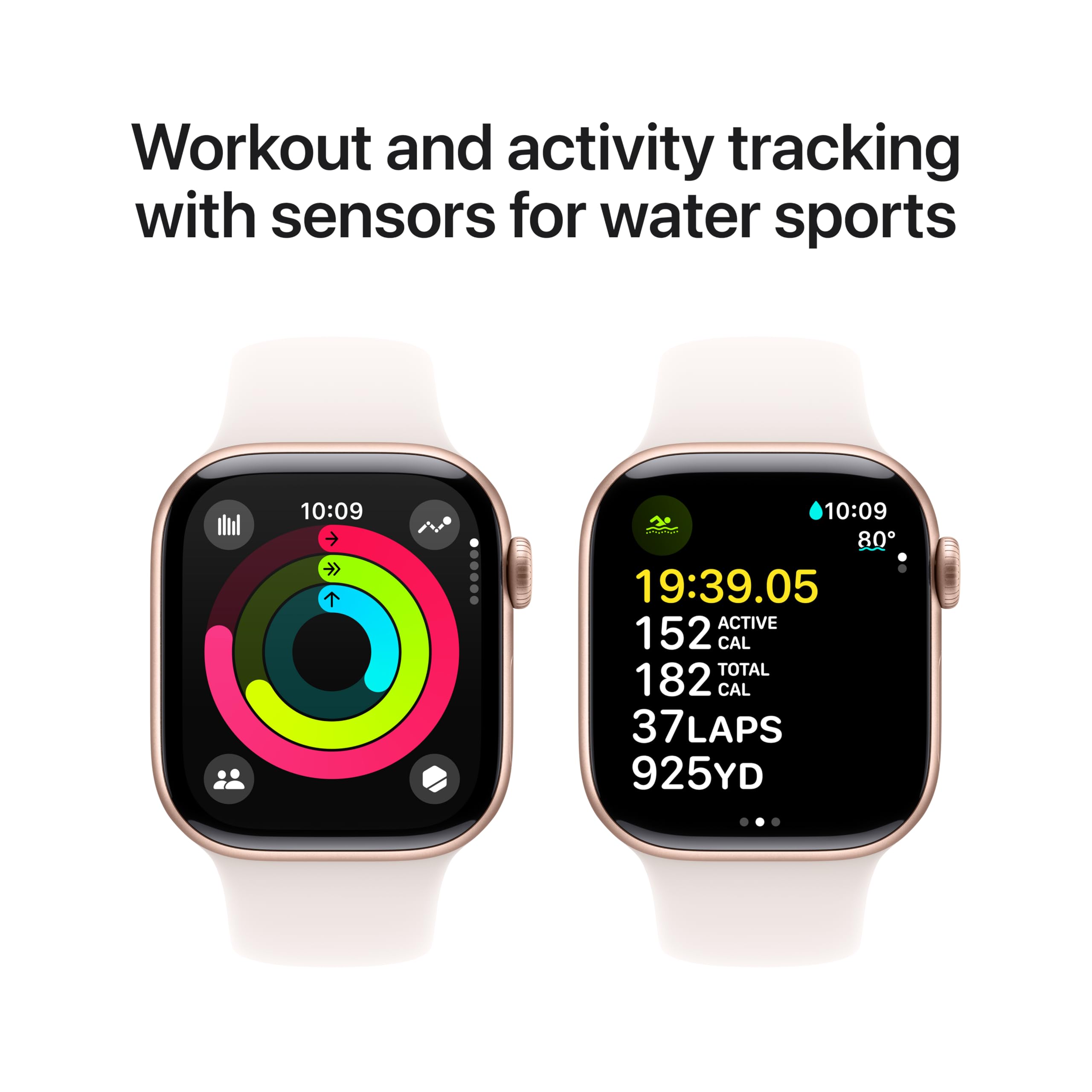 Foto 6 pulgar | Reloj Inteligente Apple Watch Series 10 GPS 42mm Aluminio Dorado Rosa - Venta Internacional