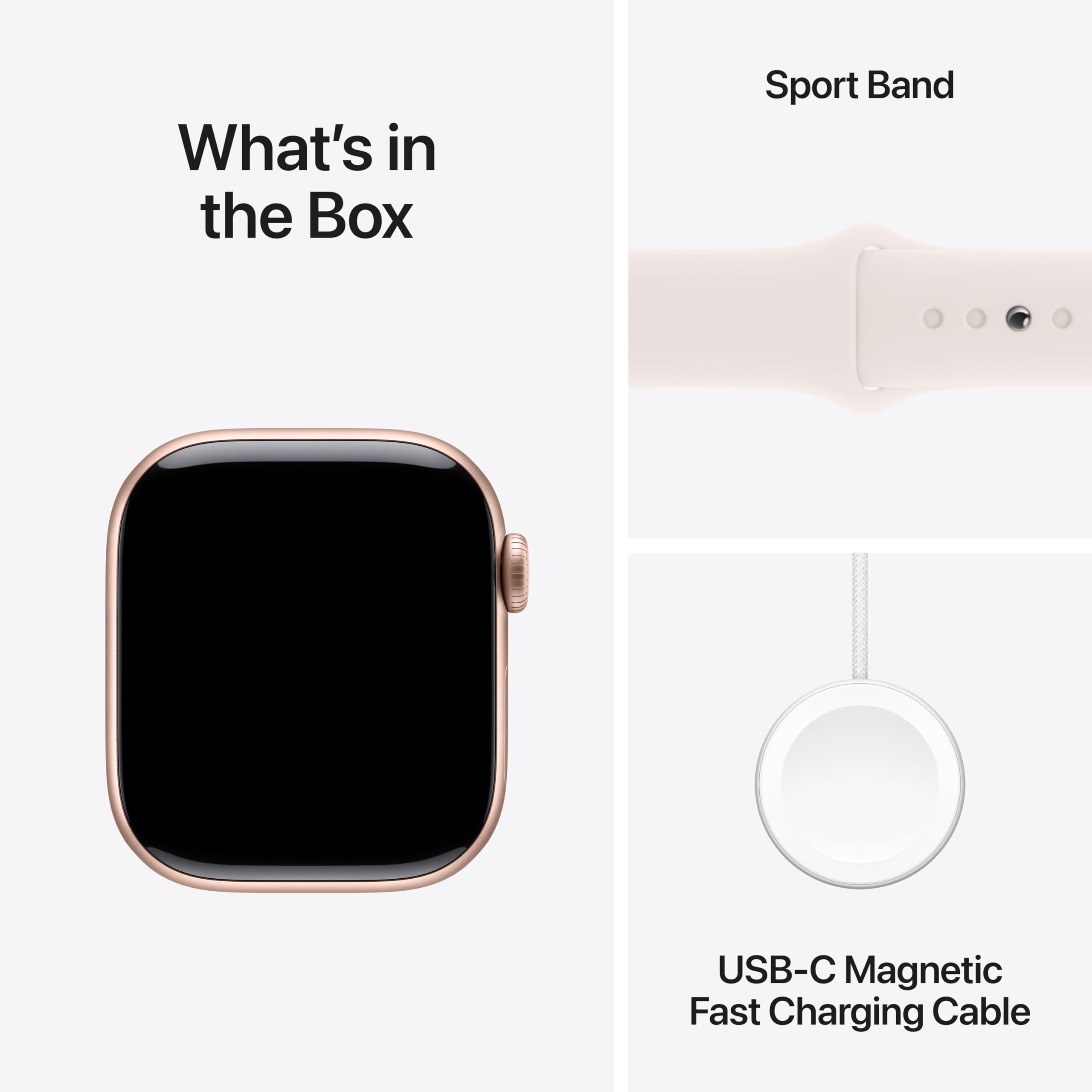 Foto 8 pulgar | Reloj Inteligente Apple Watch Series 10 GPS 42mm Aluminio Dorado Rosa - Venta Internacional