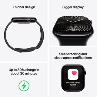 Foto 4 | Apple Watch Series 10 GPS 42 mm Aluminio Plateado - Venta Internacional