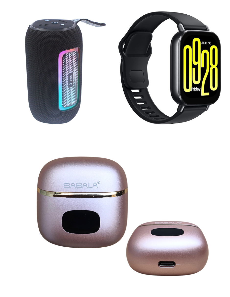 Foto 4 pulgar | Bundle Redmi Watch 5 Active Xiaomi Negro Incluye G-tide Sv41 + Sabala St-761