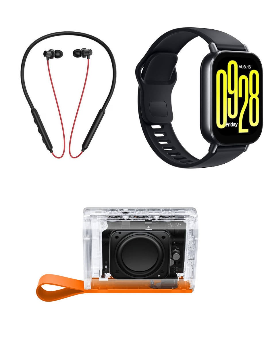 Foto 6 pulgar | Bundle Redmi Watch 5 Active Xiaomi Negro Incluye Xiaomi Sound Pocket + 1more Airfree Lace.