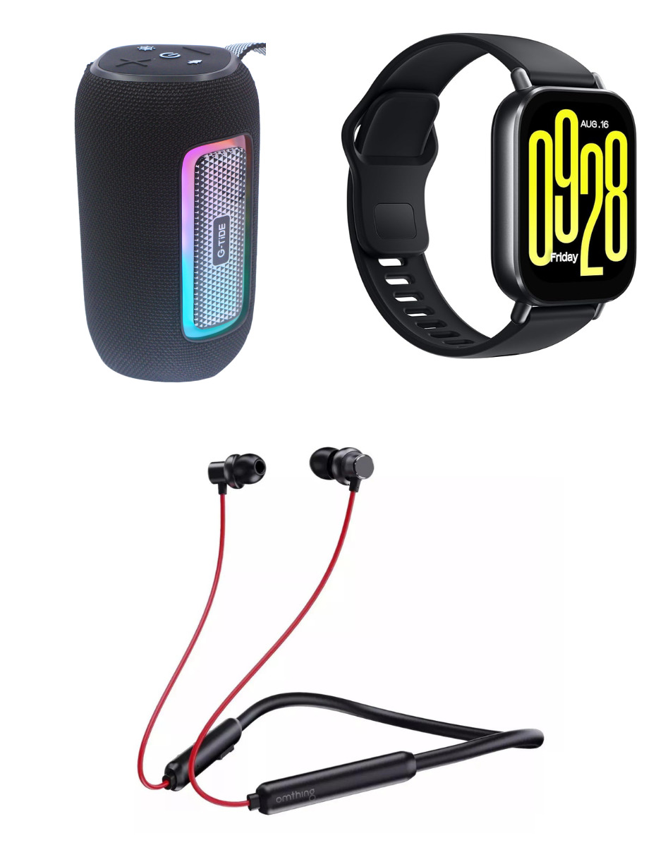 Foto 4 pulgar | Bundle Redmi Watch 5 Active Xiaomi Negro Incluye G-tide Sv41 + 1more Airfree Lace.