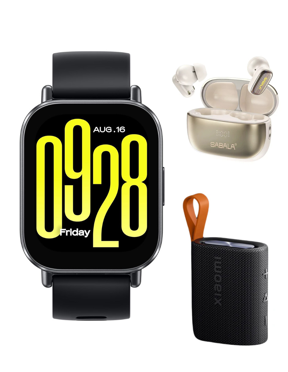 Foto 2 pulgar | Bundle Redmi Watch 5 Active Xiaomi Negro Incluye Xiaomi Sound Pocket + Sabala St766