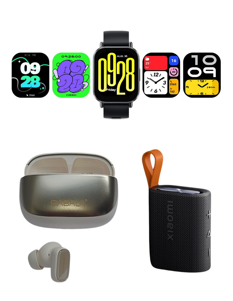 Foto 3 pulgar | Bundle Redmi Watch 5 Active Xiaomi Negro Incluye Xiaomi Sound Pocket + Sabala St766