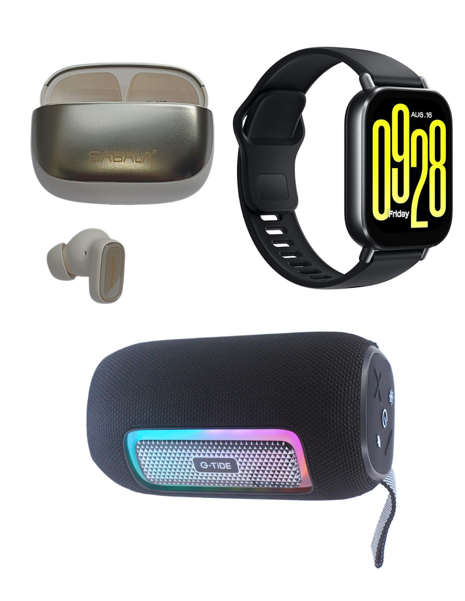 Foto 6 pulgar | Bundle Redmi Watch 5 Active Xiaomi Negro Incluye G-tide Sv41 + Sabala St766