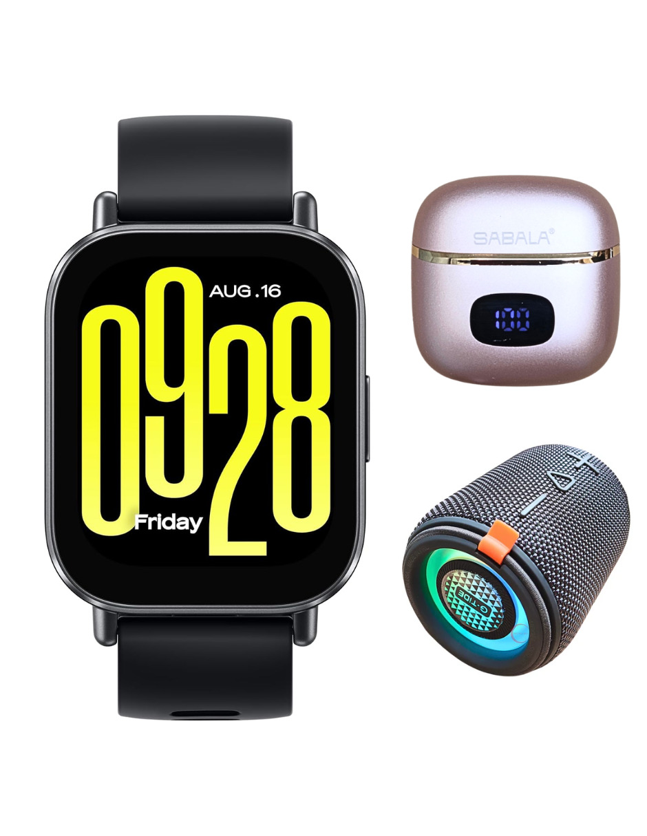 Foto 1 | Bundle Redmi Watch 5 Active Xiaomi Negro Incluye G-tide Sv30 + Sabala St-761