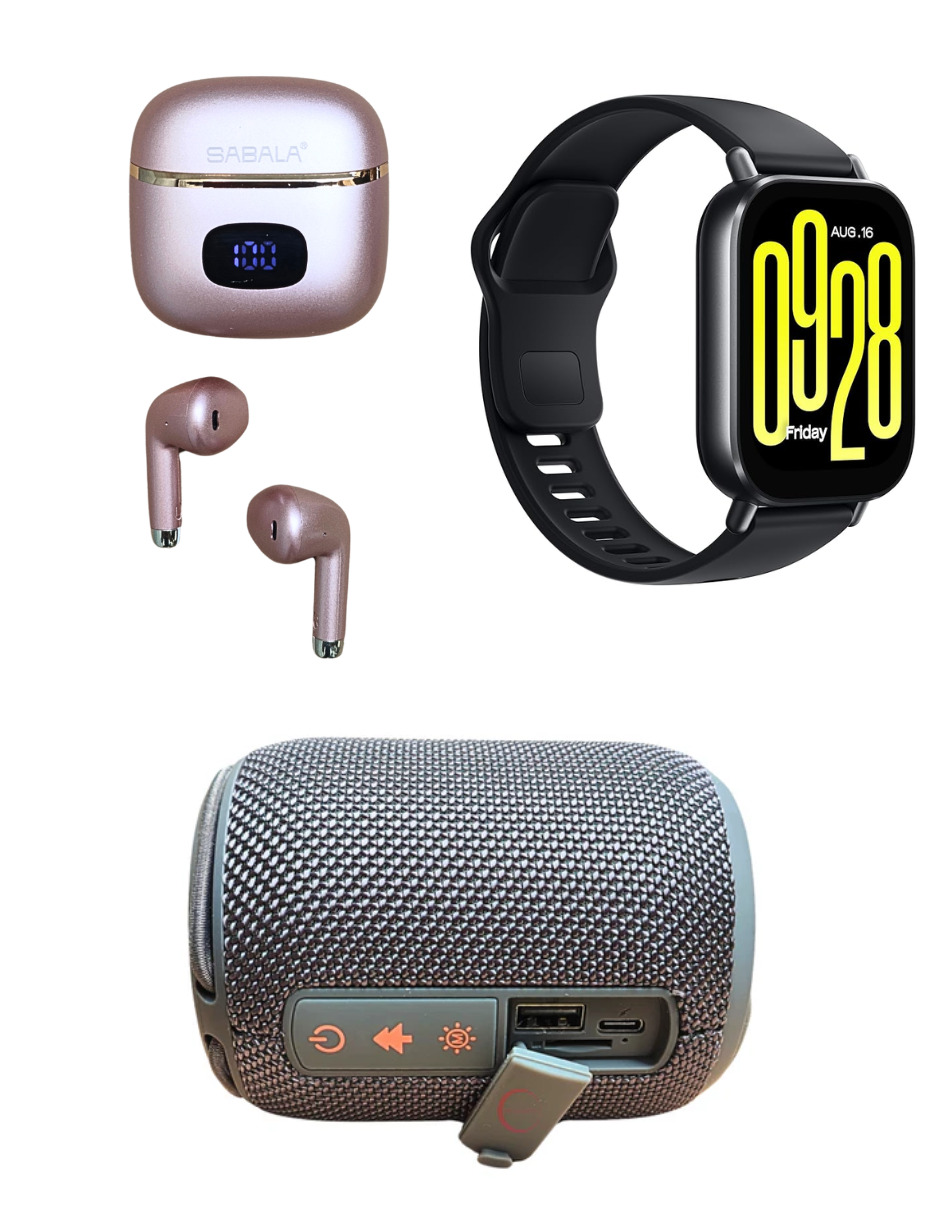 Foto 6 pulgar | Bundle Redmi Watch 5 Active Xiaomi Negro Incluye G-tide Sv30 + Sabala St-761