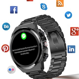 Foto 3 | Reloj Inteligente Loluka 2 en 1 con Auriculares TWS Fitness Tracker de 1,28 Pulgadas - Venta Internacional