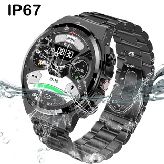 Foto 4 | Reloj Inteligente Loluka 2 en 1 con Auriculares TWS Fitness Tracker de 1,28 Pulgadas - Venta Internacional