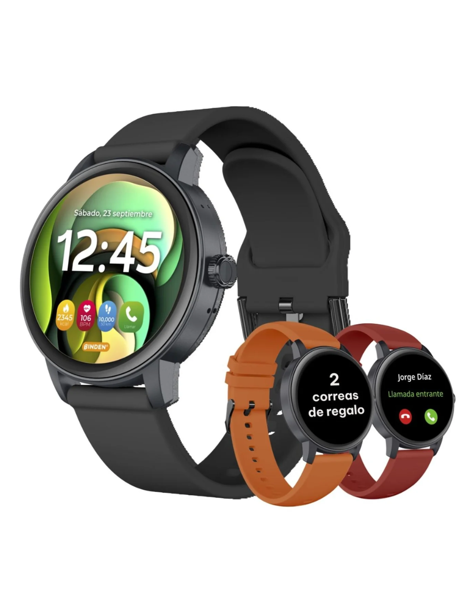 Foto 2 | Reloj Smartwatch Era One Lite Binden Realiza Y Contesta Llamadas Negro