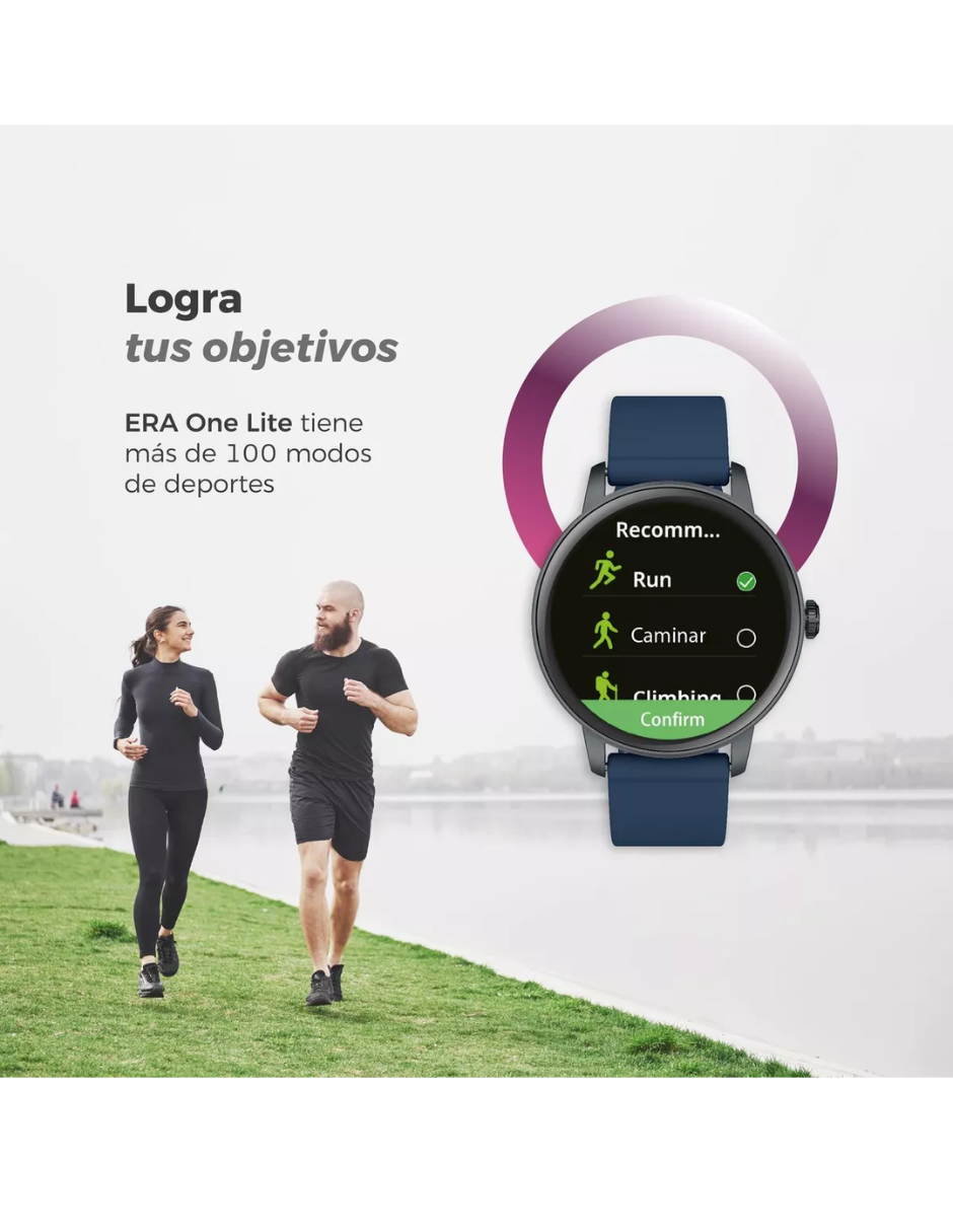 Foto 6 pulgar | Reloj Smartwatch Era One Lite Binden Realiza Y Contesta Llamadas Negro