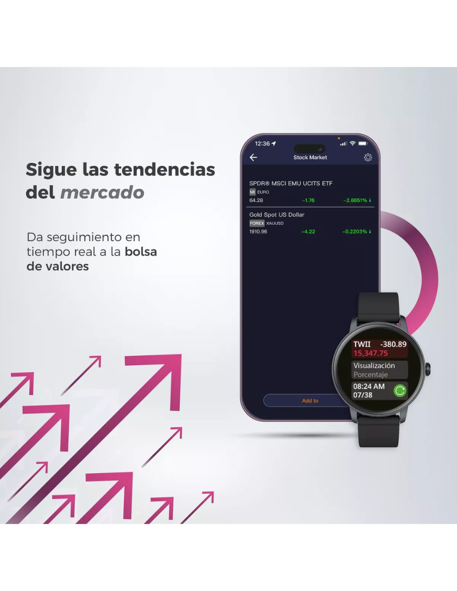 Foto 7 pulgar | Reloj Smartwatch Era One Lite Binden Realiza Y Contesta Llamadas Negro