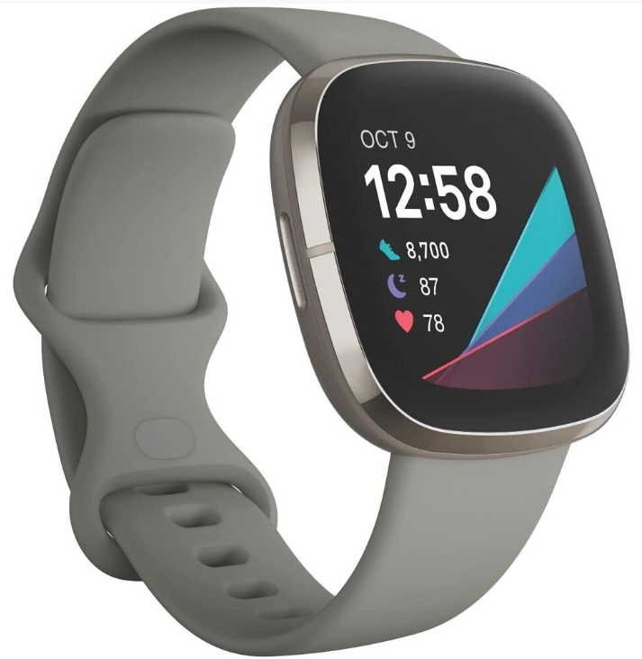 Foto 2 pulgar | Reloj Inteligente Fitbit Sense Gps Con Monitor De Frecuencia Cardíaca - Venta Internacional.