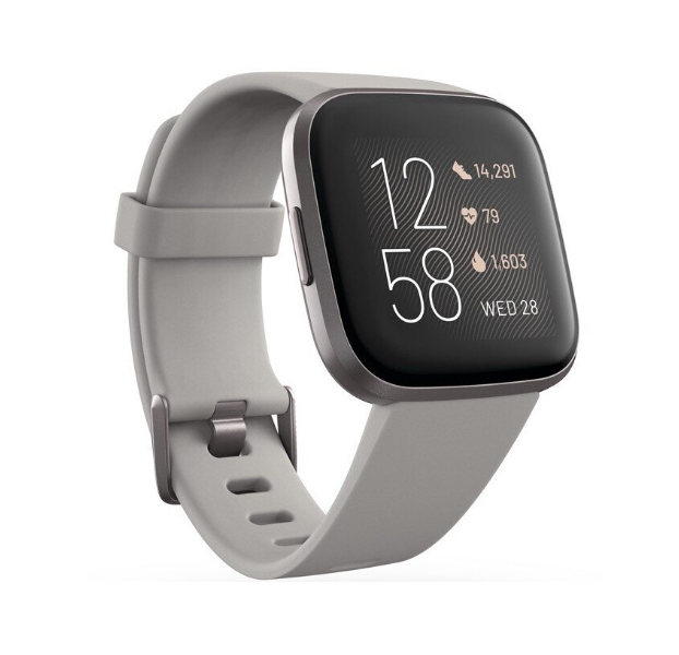 Foto 2 pulgar | Reloj Inteligente Fitbit Versa 2 Alexa Negro - Venta Internacional