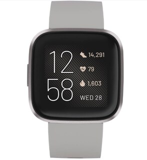 Foto 2 | Reloj Inteligente Fitbit Versa 2 Alexa Negro - Venta Internacional