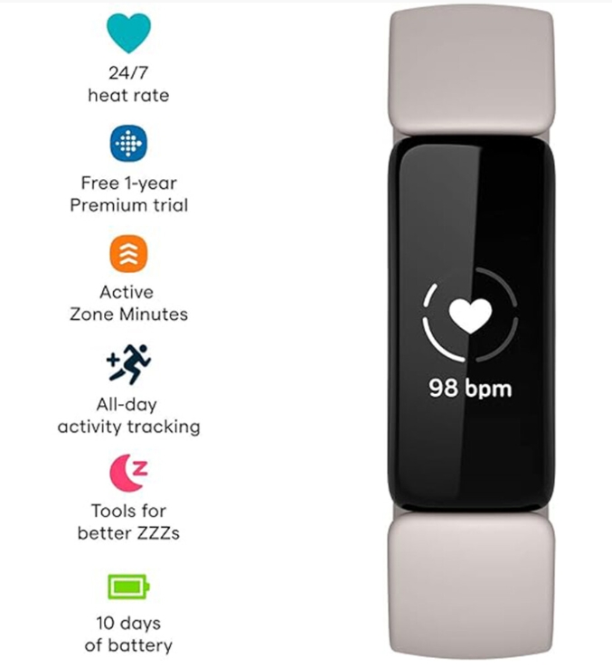 Foto 2 | Reloj Inteligente Fitbit Inspire 2 Rastreador de Actividad Física - Venta Internacional