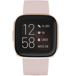 Foto 2 | Reloj Inteligente Fitbit Versa 2 Con Amazon Alexa - Negro - Venta Internacional.