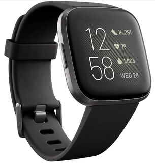 Foto 1 | Reloj Inteligente Fitbit Versa 2 Negro - Venta Internacional