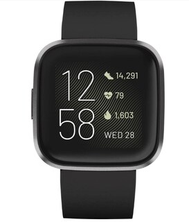 Foto 2 | Reloj Inteligente Fitbit Versa 2 Negro - Venta Internacional
