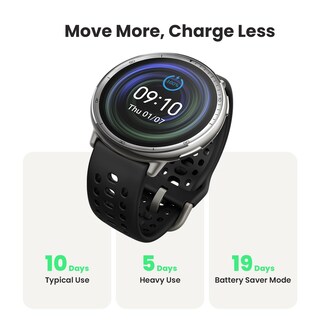 Foto 4 | Reloj Inteligente Amazfit Active 2 con Gps 44 mm Rastreador de Actividad Física Rojo - Venta Internacional
