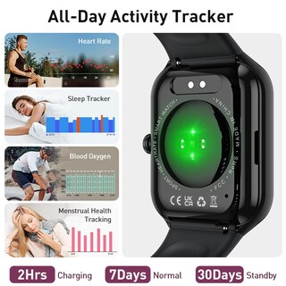 Foto 4 | Reloj Smartwatch Motast Negro-Venta Internacional