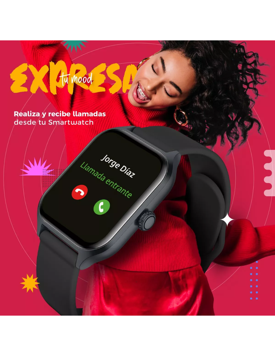 Foto 2 | Kit Smartwatch Era Day + Audífonos Vortex Binden Reducción De Ruido