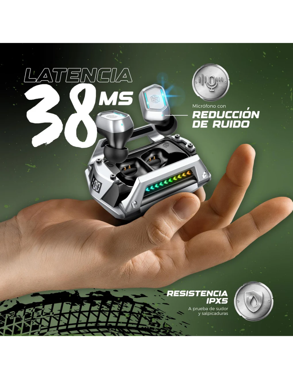 Foto 5 | Kit Smartwatch Era Army + Audífonos Dark Tanker Binden