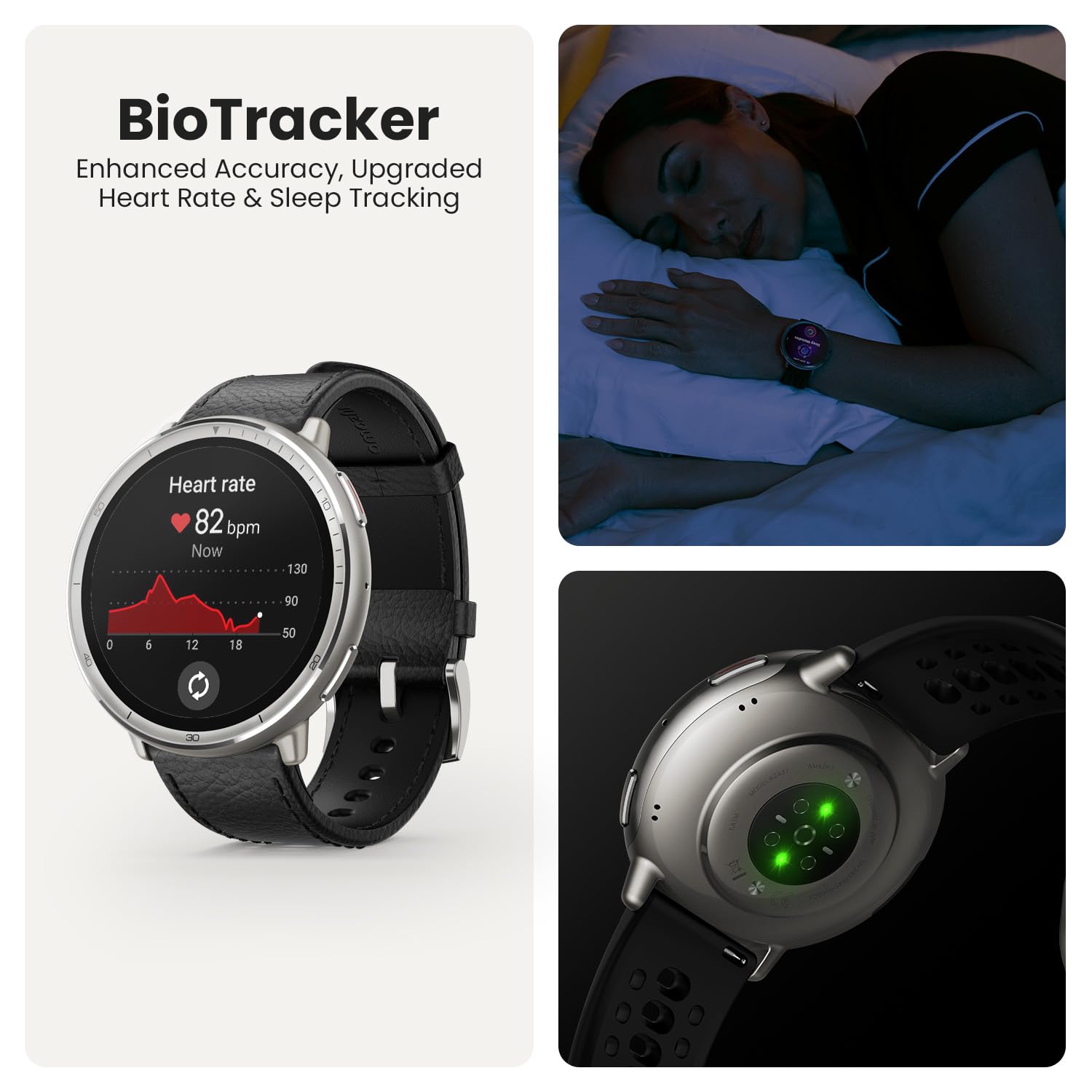 Foto 5 | Reloj Inteligente Amazfit Active 2 con GPS 44 mm Rastreador de Actividad Física Negro - Venta Internacional