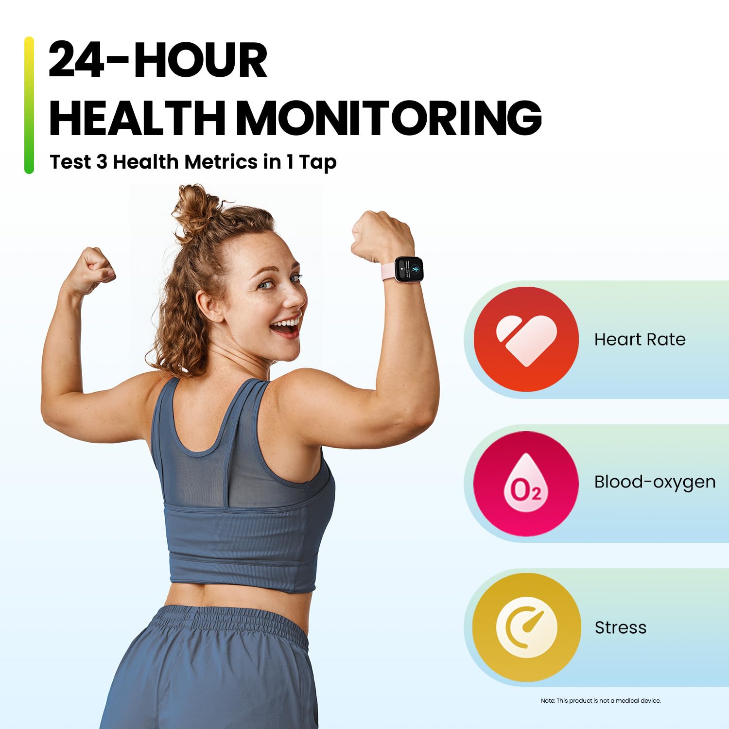 Foto 5 pulgar | Reloj Inteligente Amazfit Bip 5 con Pantalla Ultra Grande Negro - Venta Internacional